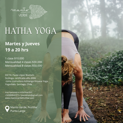 Clases de Yoga en Manto Verde 🌿