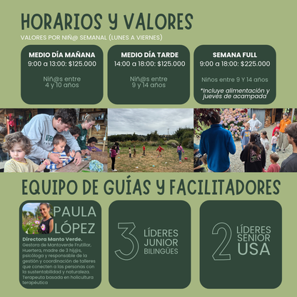 SUMMERCAMP MANTO VERDE